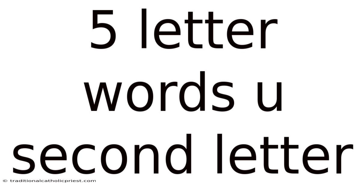 5 Letter Words U Second Letter