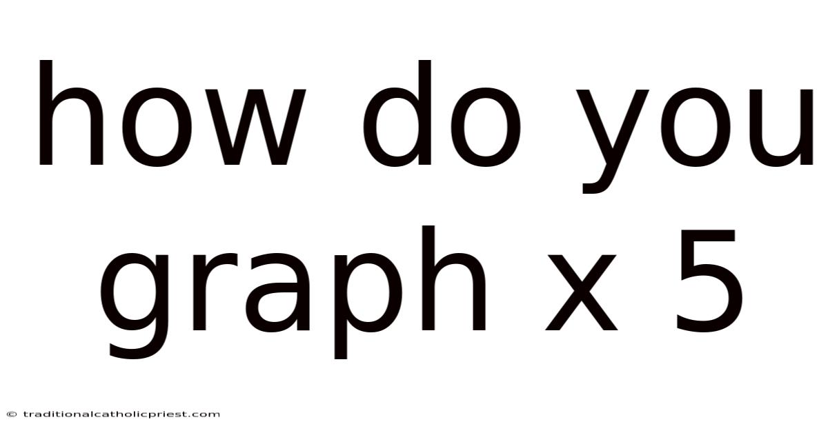 How Do You Graph X 5