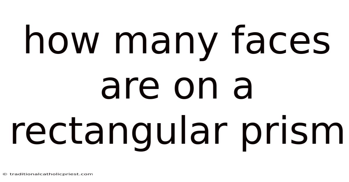 How Many Faces Are On A Rectangular Prism
