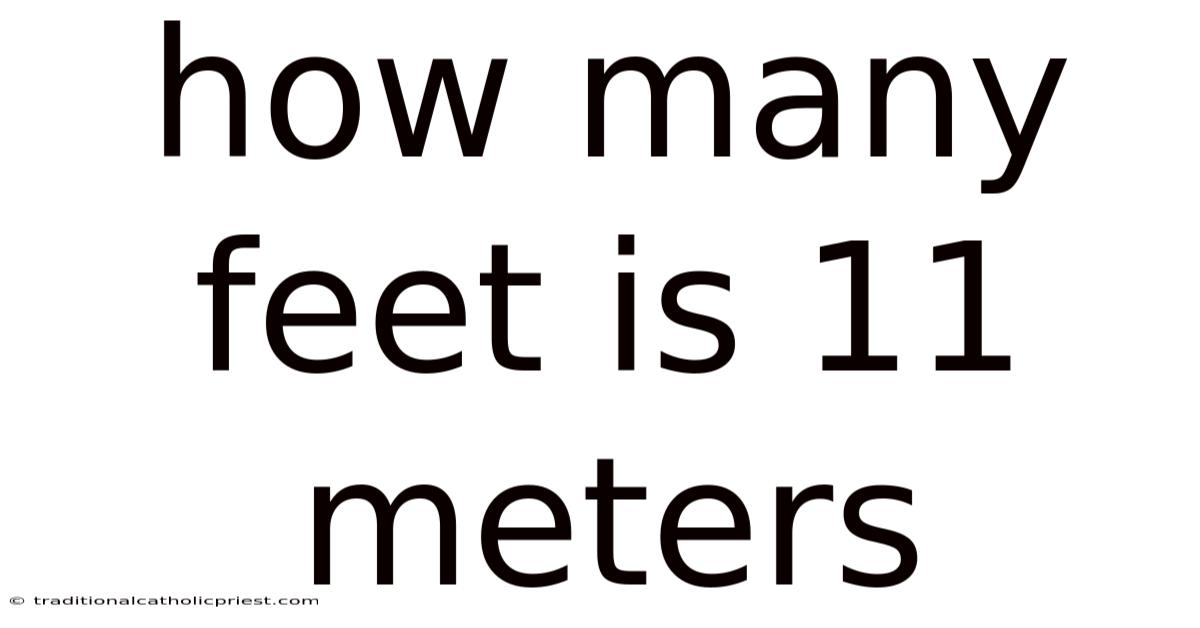 How Many Feet Is 11 Meters