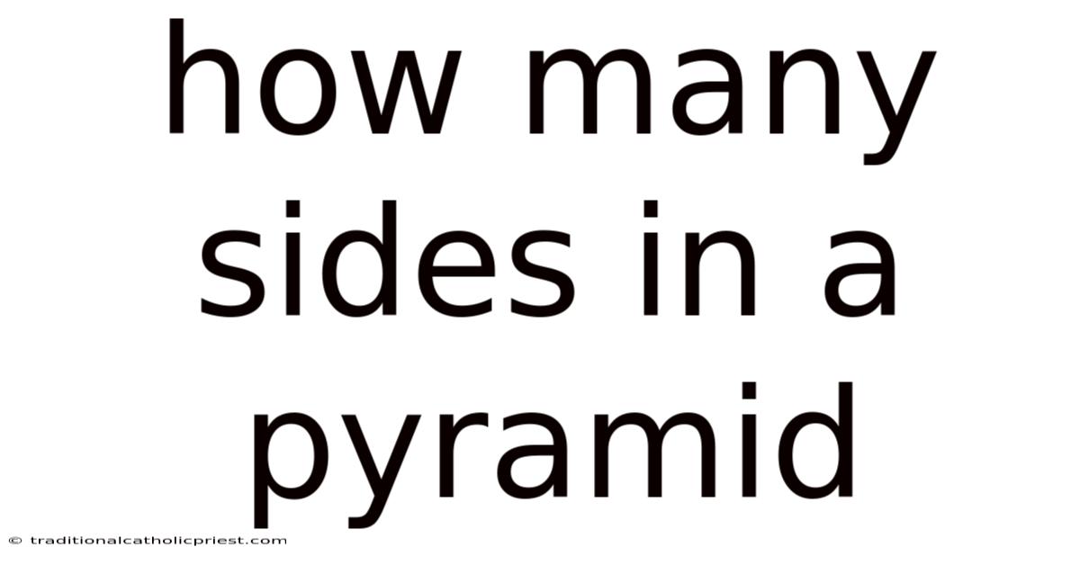 How Many Sides In A Pyramid