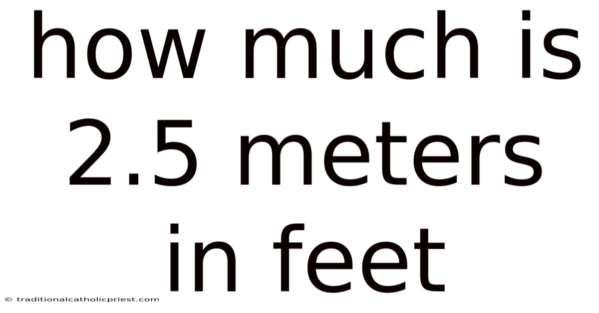 How Much Is 2.5 Meters In Feet