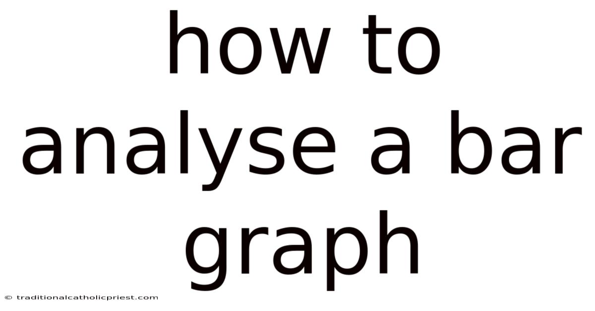 How To Analyse A Bar Graph