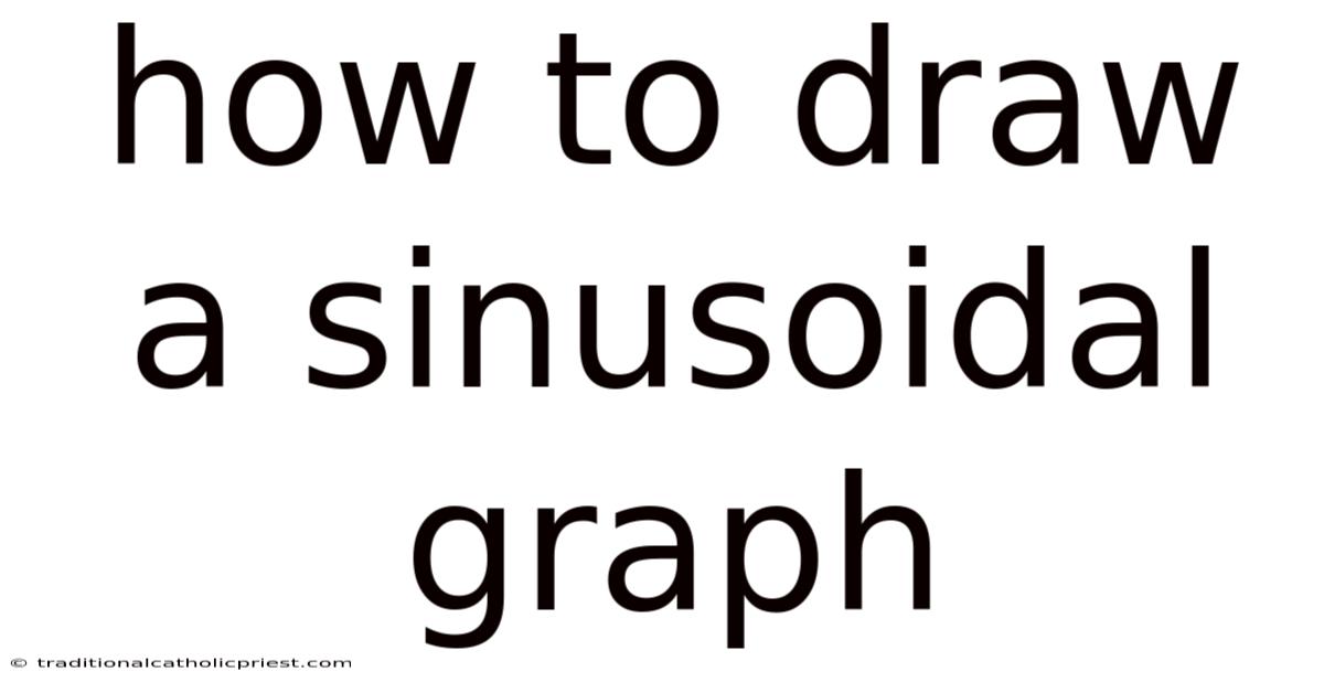 How To Draw A Sinusoidal Graph