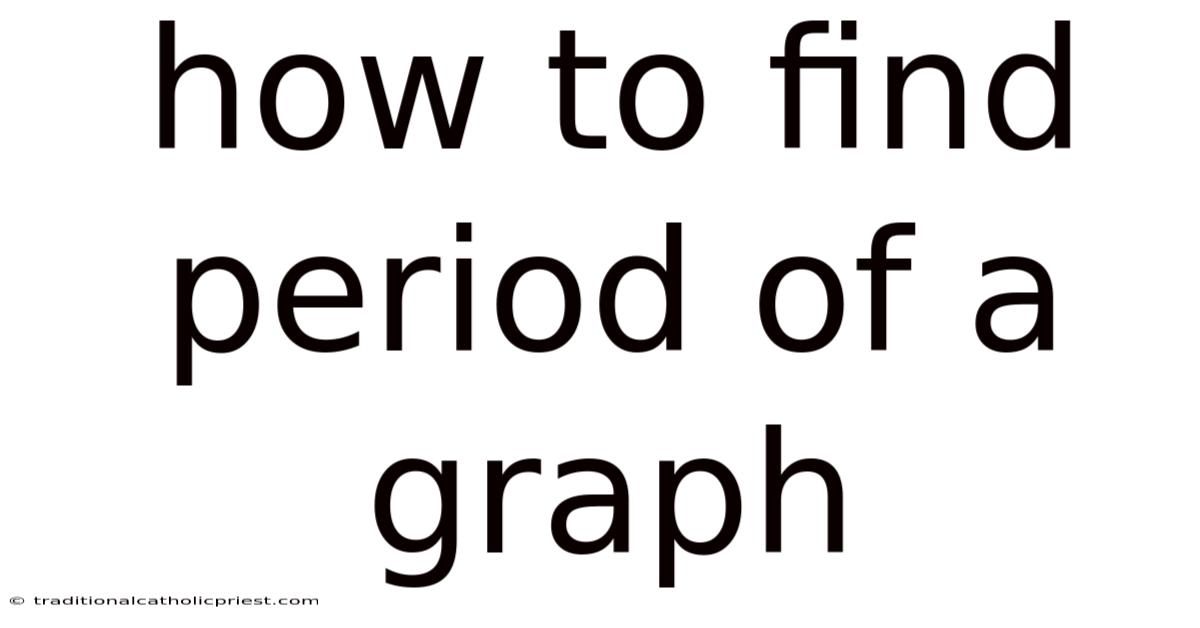 How To Find Period Of A Graph