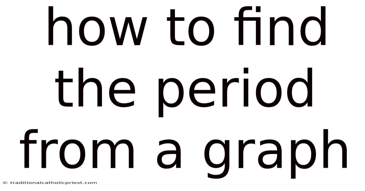 How To Find The Period From A Graph