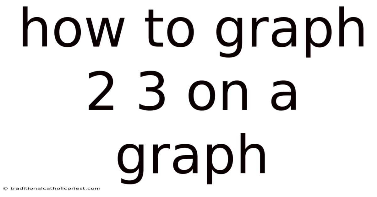 How To Graph 2 3 On A Graph