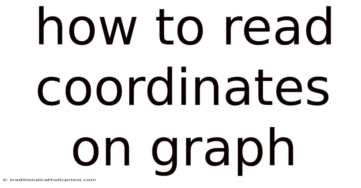 How To Read Coordinates On Graph