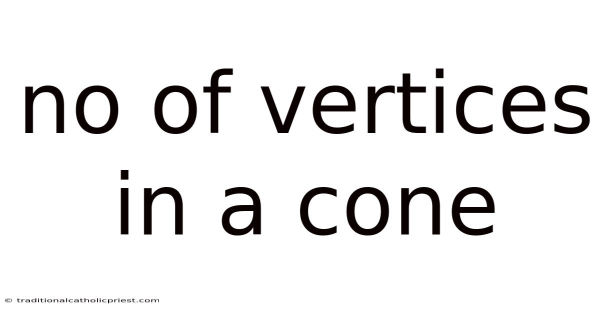 No Of Vertices In A Cone