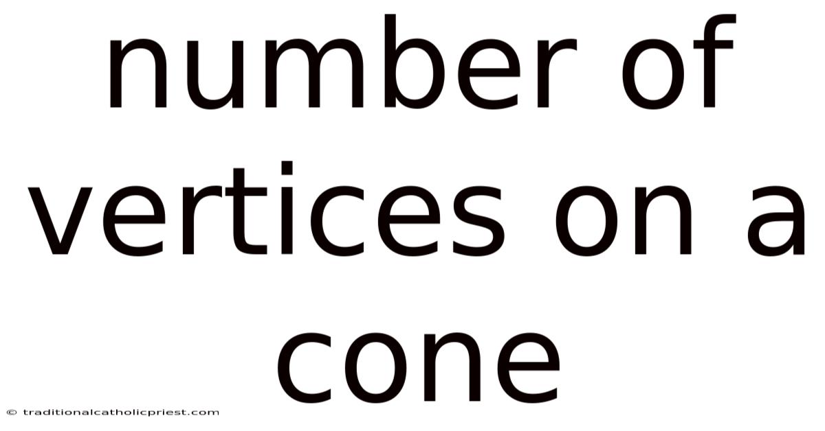 Number Of Vertices On A Cone