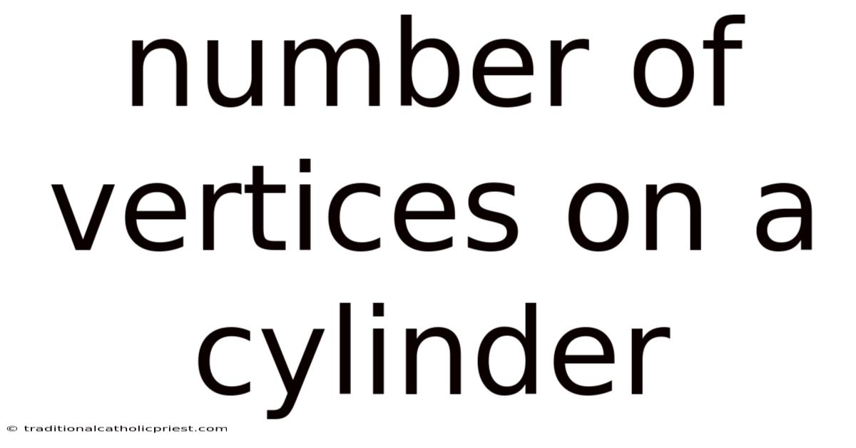Number Of Vertices On A Cylinder