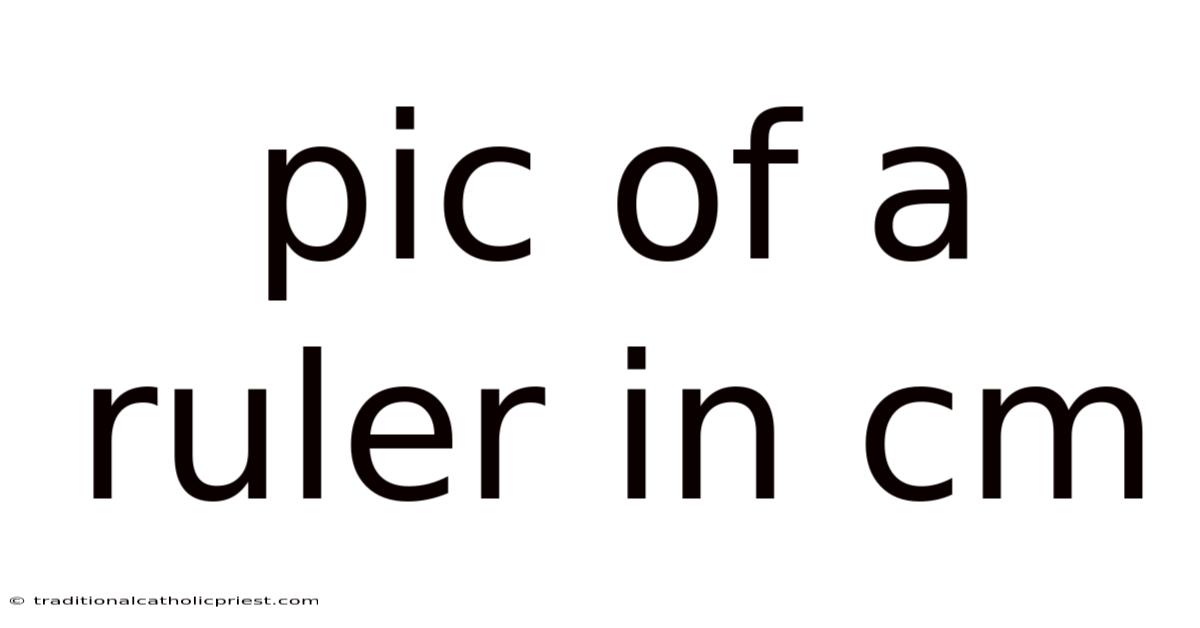 Pic Of A Ruler In Cm