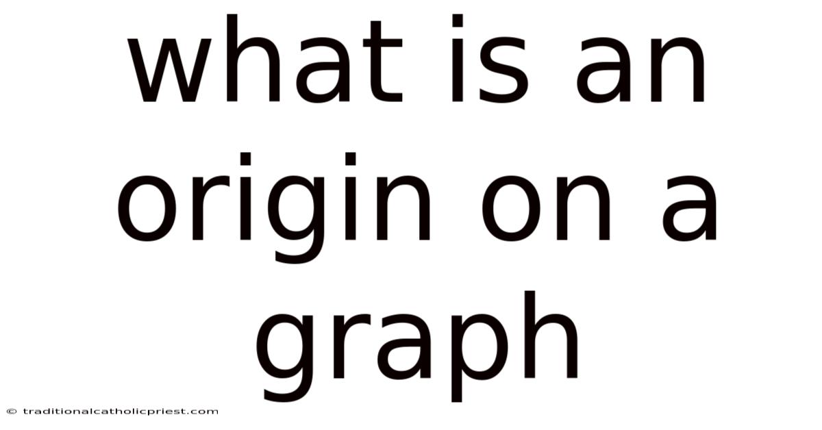 What Is An Origin On A Graph