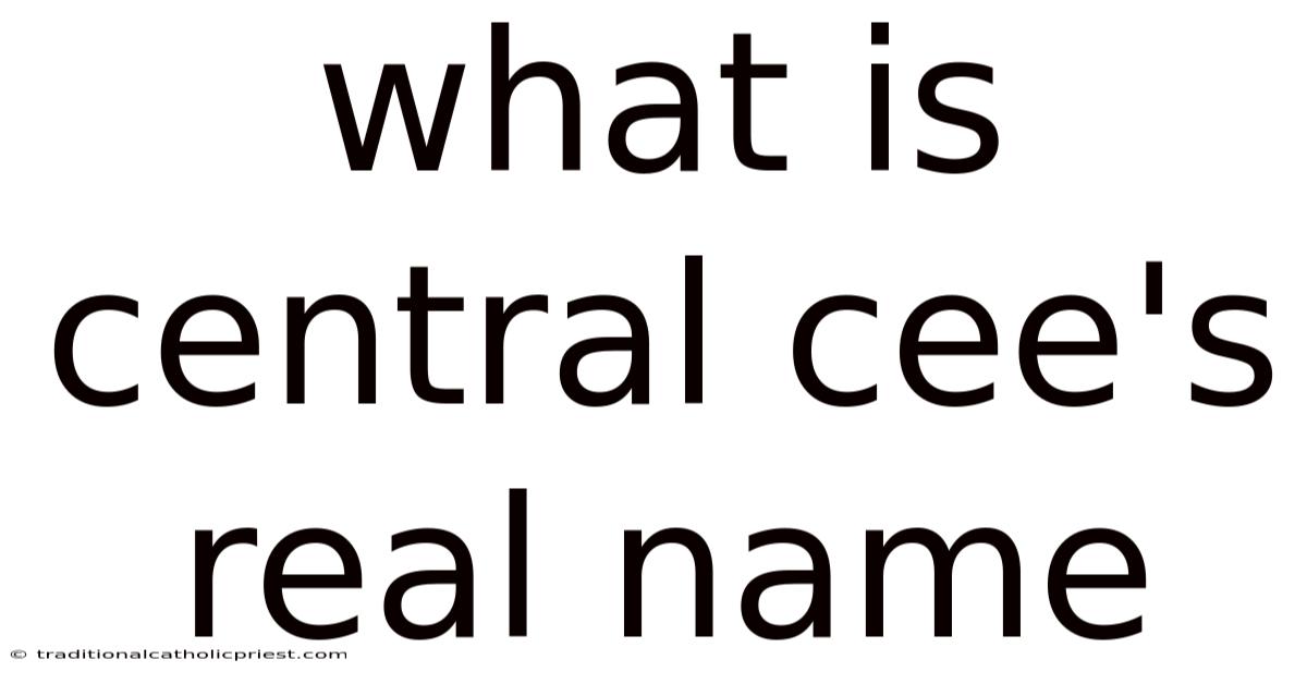 What Is Central Cee's Real Name