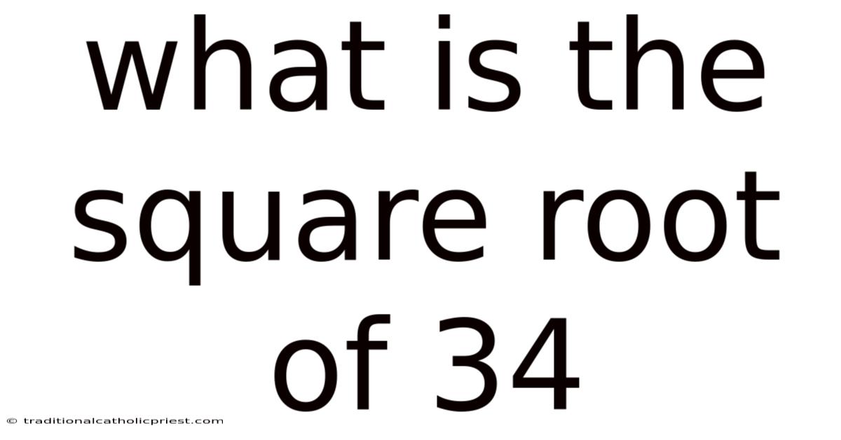 What Is The Square Root Of 34