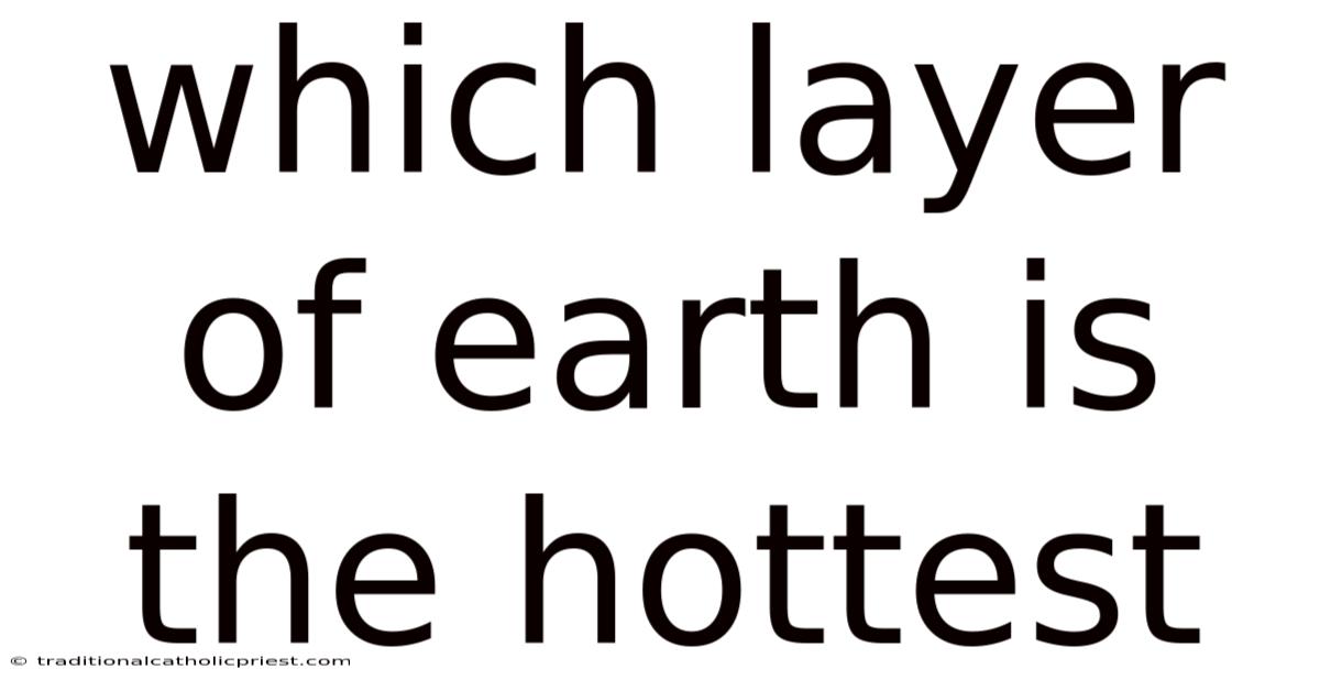 Which Layer Of Earth Is The Hottest